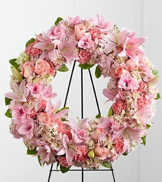 سبد گل بزرگ برای نمایشگاه سنگ آفتاب