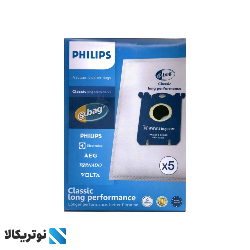 پاکت جاروبرقی فیلیپس اصلی 5 عددی