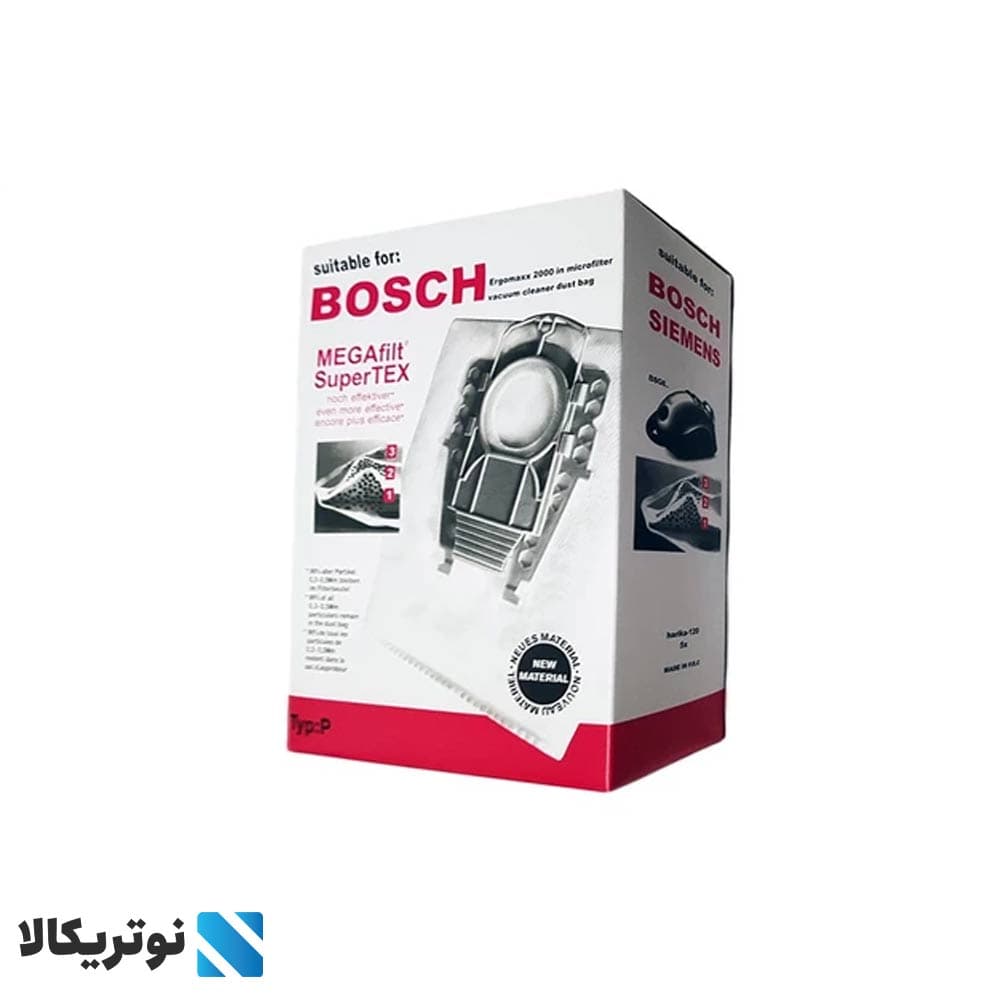 کیسه جاروبرقی مناسب برای جاروبرقی بوش نوع P