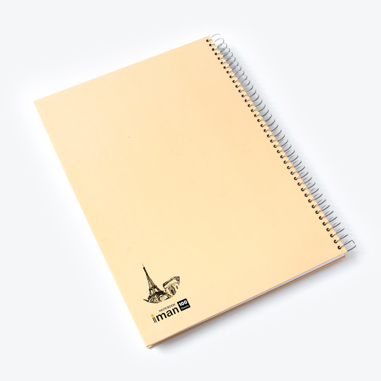 دفتر خط دار 100 برگ رحلی پاریس ایمان (iman)