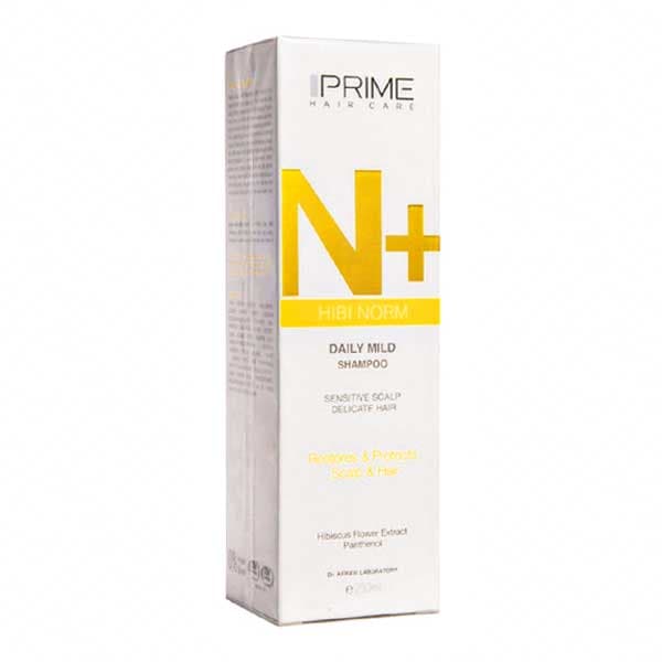 شامپو ملایم روزانه Prime مدل N+ Hibi Norm حجم 250ml — تصویر ۲