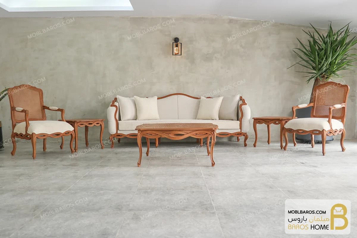 مبلمان کلاسیک ابزاری ایتالیایی پاسنگ جدید