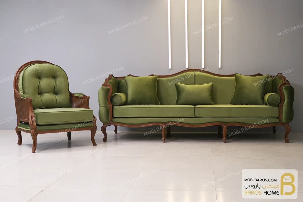 ست مبلمان نئوکلاسیک ابزاری روما و مبل کویین — تصویر ۶
