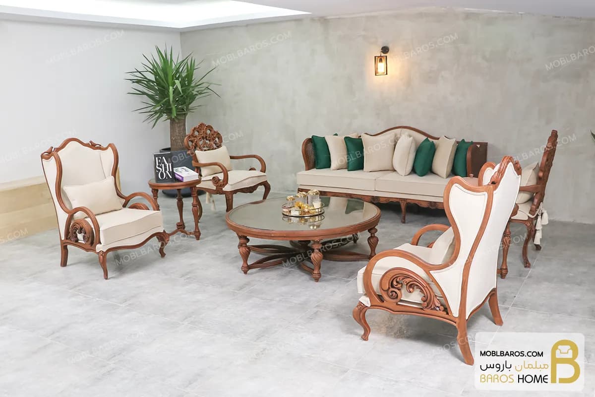 ست مبلمان ترکیبی کینگ و کویین کد ۲ — تصویر ۳