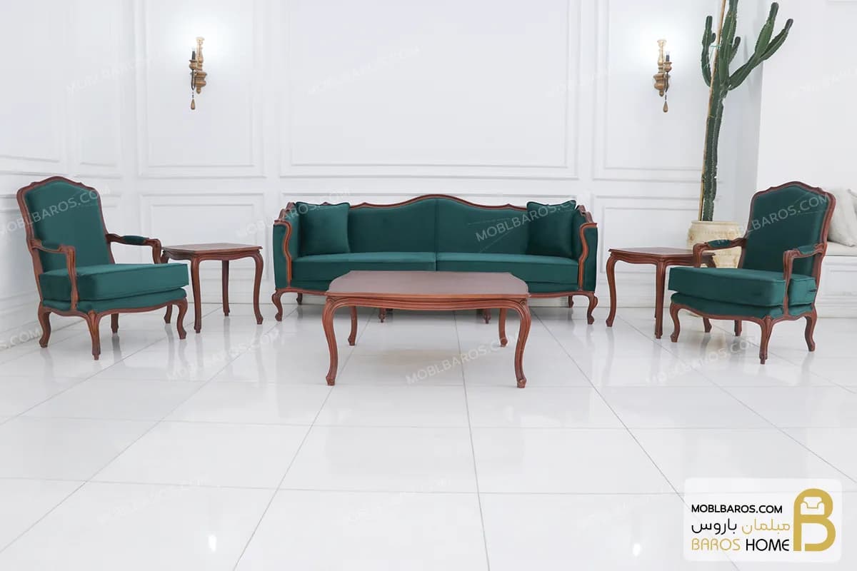 مبلمان ۸ نفره نئوکلاسیک ترکیبی کاریزما و ابزاری — تصویر ۶