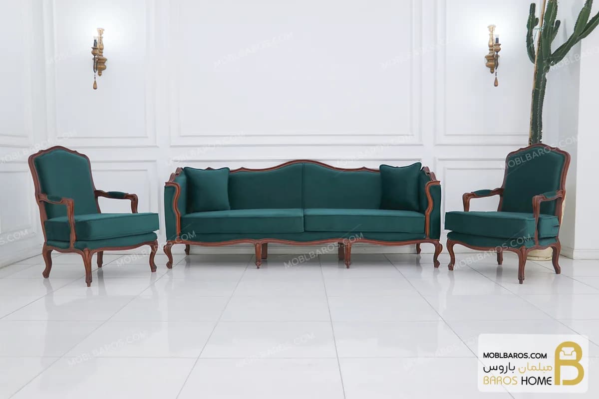 مبلمان ۸ نفره نئوکلاسیک ترکیبی کاریزما و ابزاری — تصویر ۸