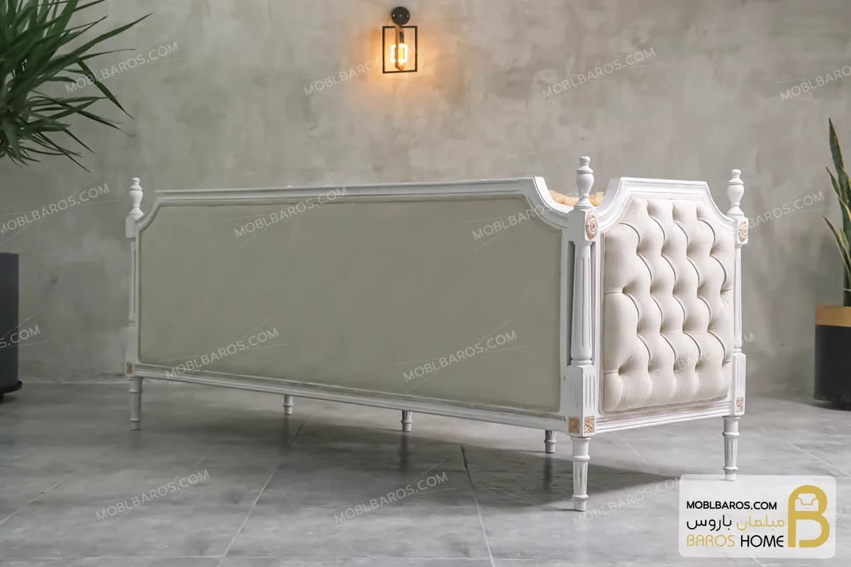 کاناپه و مبل نئوکلاسیک و جدید کاجی کد ۲ — تصویر ۵