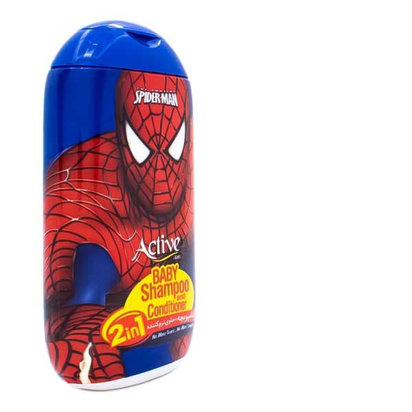 شامپو بچه اکتیو طرح Spider Man حجم 280ml — تصویر ۲