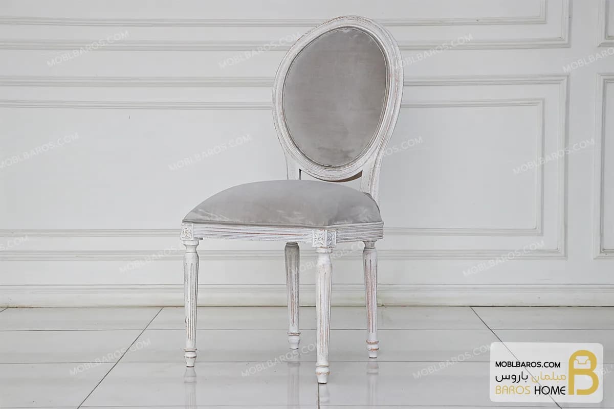 میز ناهارخوری کلاسیک جدید پافیلی با صندلی راشل پایه لویی — تصویر ۵