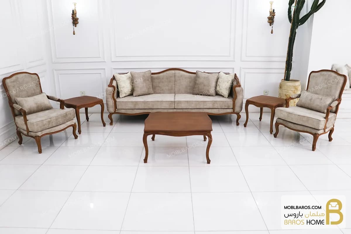 ست مبلمان ترکیبی ابزاری و جورجیا چستر و فرانسوی