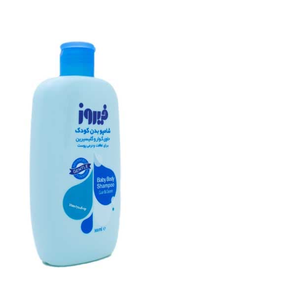 شامپو بچه فیروز مخصوص بدن حاوی عصاره گیاه گوار 300ml — تصویر ۲