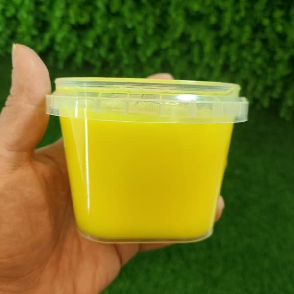 اسلایم کره ای ظرف 300 گرمی رنگ زرد بلک لایت — تصویر ۲