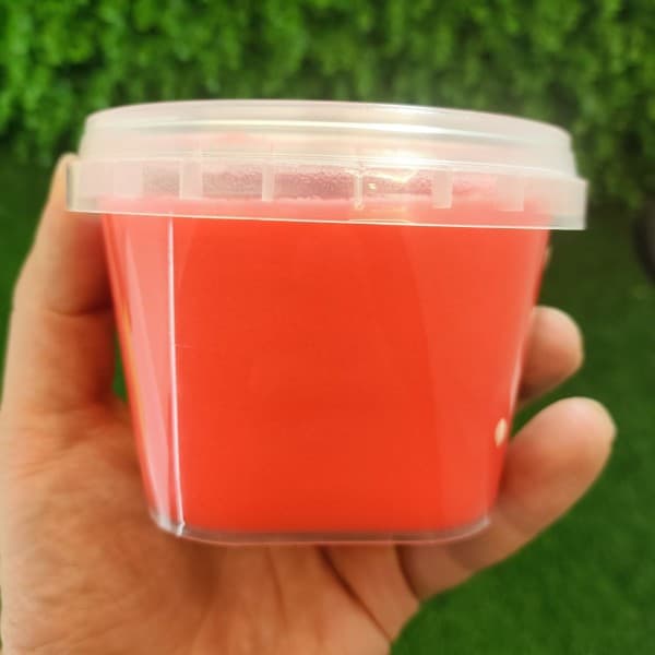 اسلایم کره ای ظرف 300 گرمی رنگ قرمز — تصویر ۲