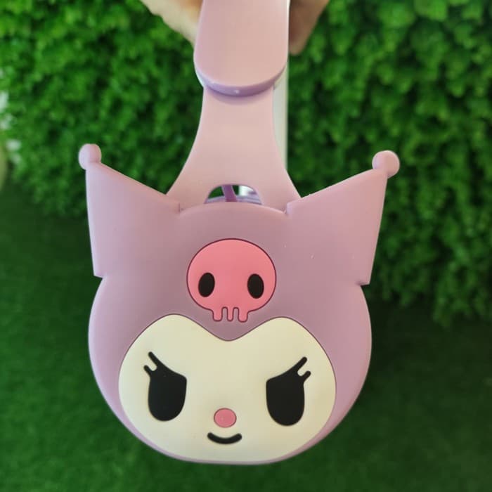 هدفون بی سیم طرح فانتزی کرومی کیفیت بالا مدل Kuromi–80 — تصویر ۶