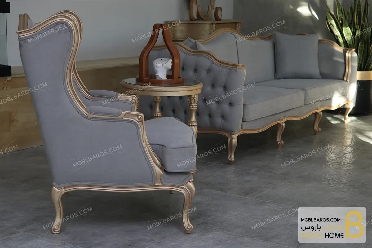 ست مبلمان کلاسیک ابزاری و جورجیا چستر جدید — تصویر ۴