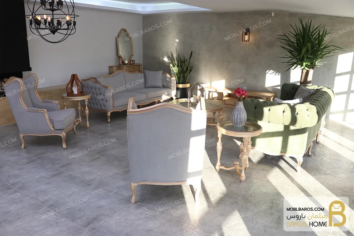 ست مبلمان کلاسیک ابزاری و جورجیا چستر جدید — تصویر ۳
