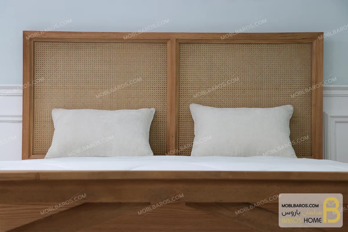 سرویس خواب دو نفره حصیری رونیا — تصویر ۶