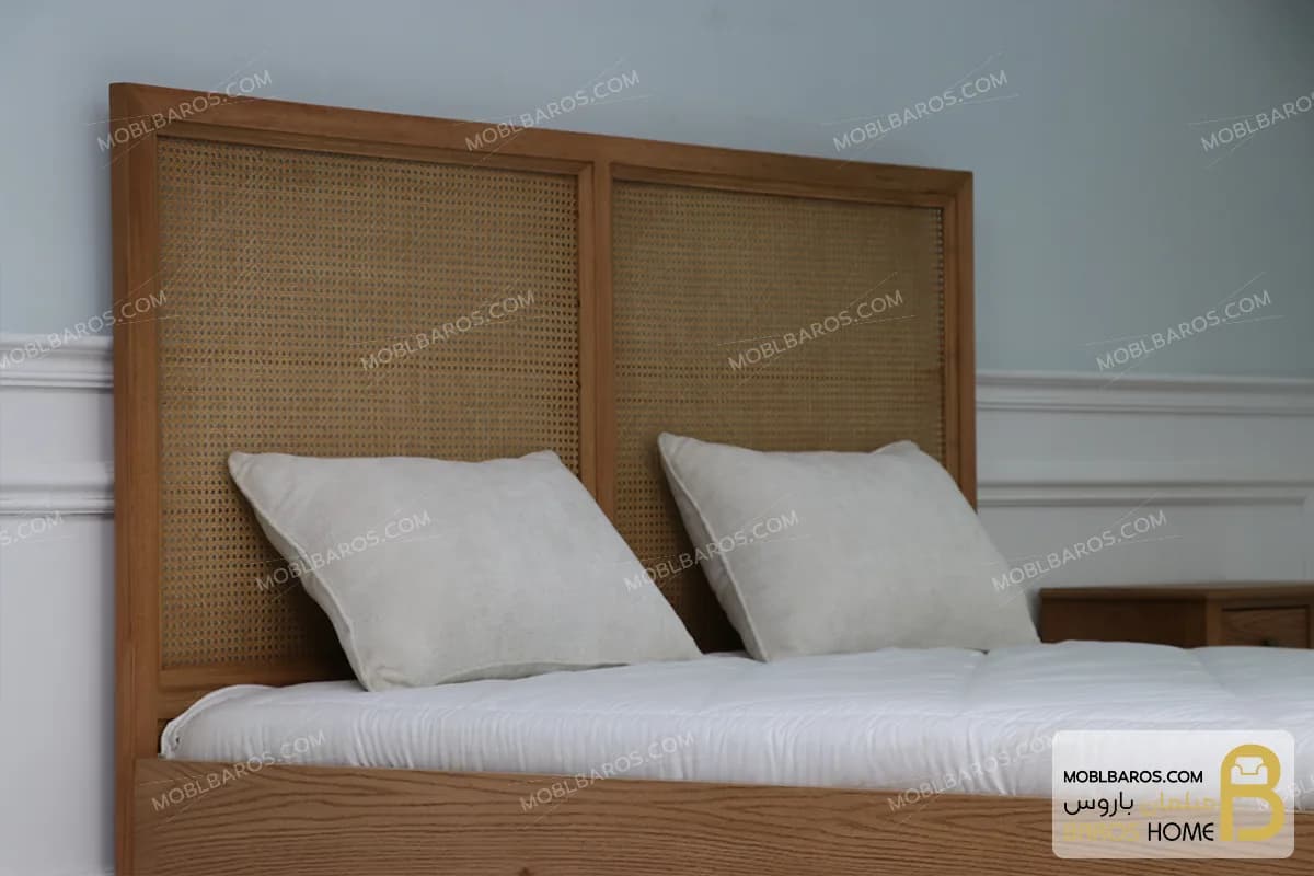 سرویس خواب دو نفره حصیری رونیا — تصویر ۵