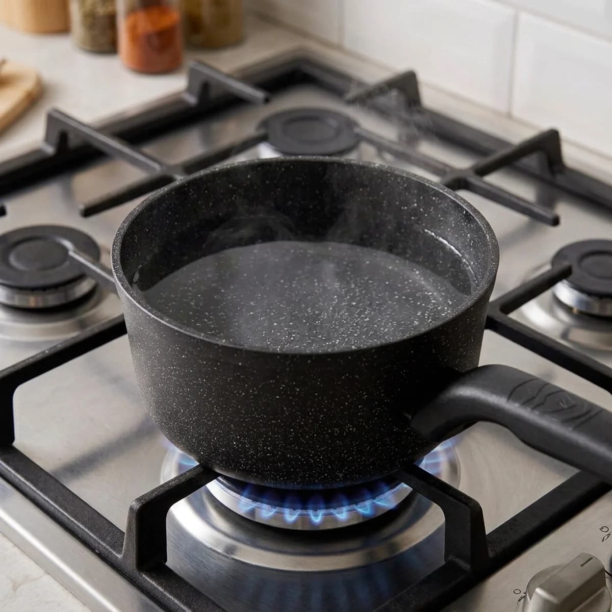 روغن داغ کن نچسب درب دار 18*9 سانتی متر 2.0 لیتر مشکی اورنلا کرکماز 1340 — تصویر ۲