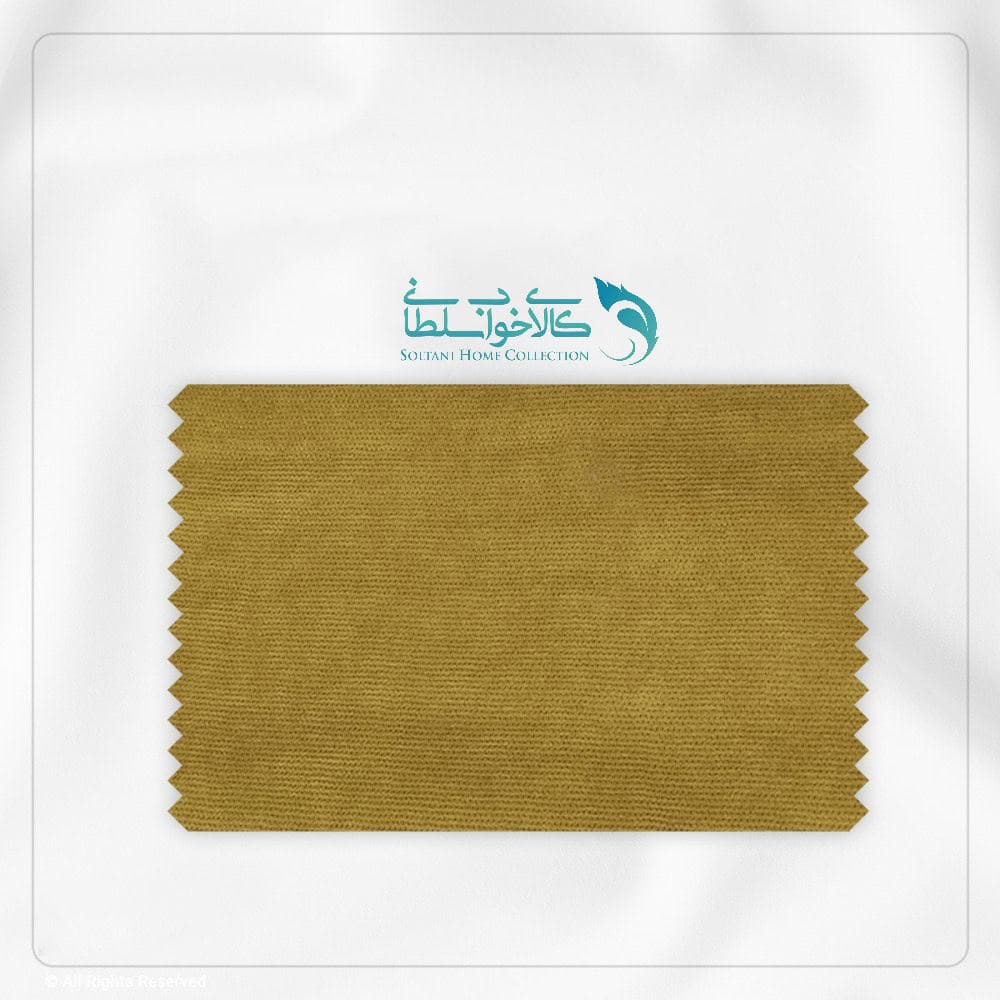 پرده ساده هازان رنگ Luxor Gold کد H4109 — تصویر ۲