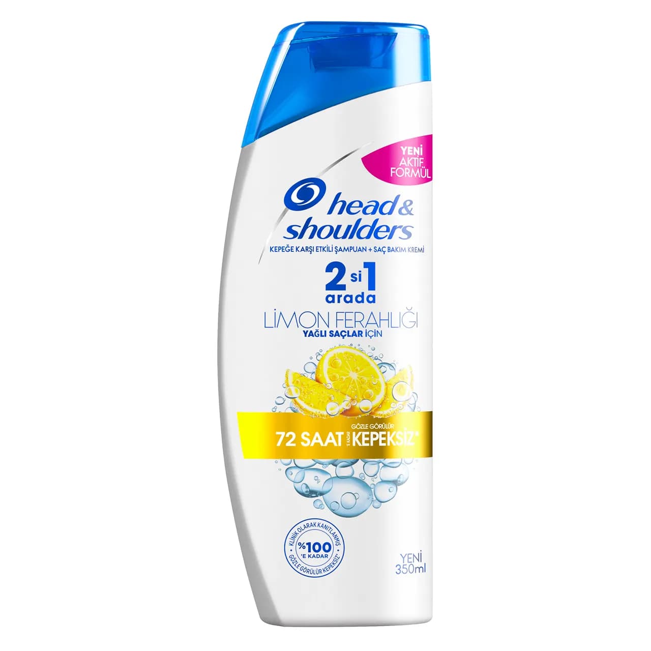 شامپو تقویت کننده هد اند شولدرز مدل 2Si1 Arada Limon Ferahligi برای موهای چرب حجم 350ml