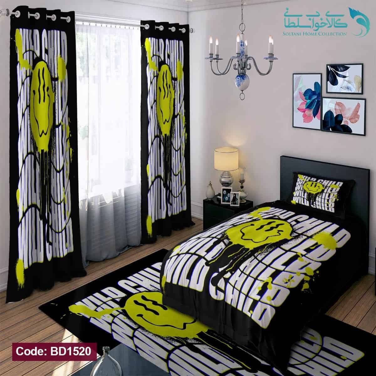 روتختی طرح استیکر یکنفره کد BD1520