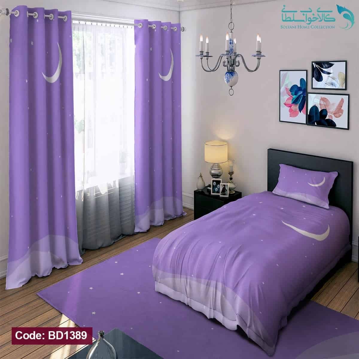روتختی طرح ماه یکنفره کد BD1389