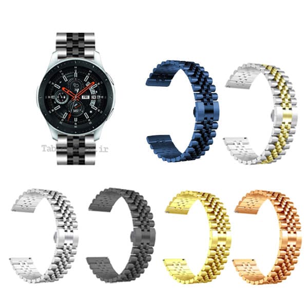 بند ساعت سامسونگ Galaxy Watch 46mm استیل 5Rows