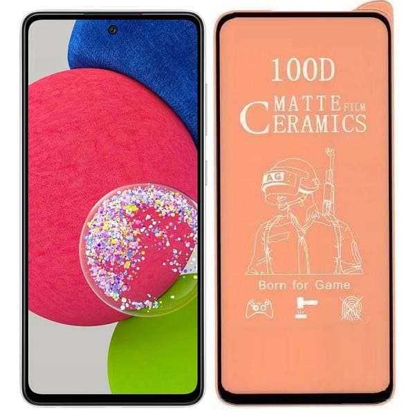 محافظ تمام صفحه سرامیکی مات گوشی سامسونگ Samsung Galaxy A52s