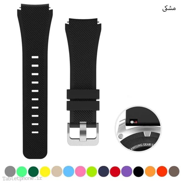 بند سیلیکونی ساعت هواوی Watch 3/3 Pro مدل stripe — تصویر ۲