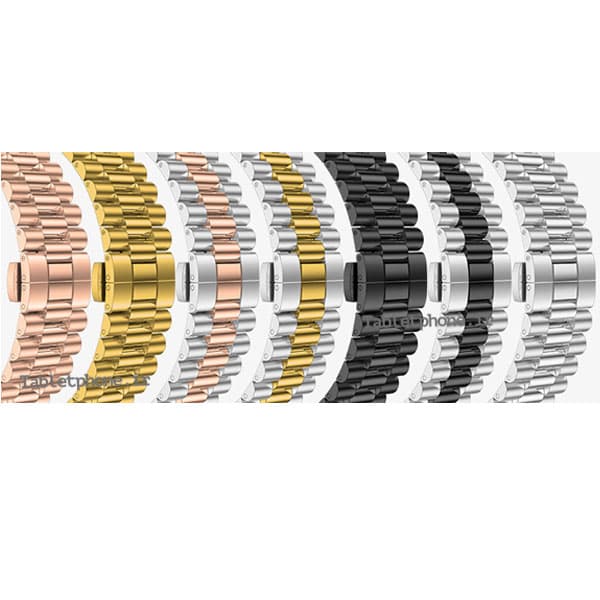بند ساعت هواوی واچ 3 / Huawei Watch 3 Pro استیل 3Rows — تصویر ۲