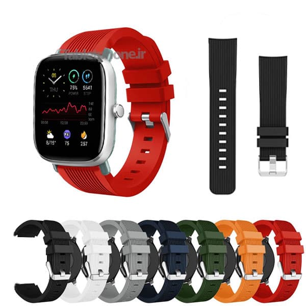 بند سیلیکونی ساعت شیائومی Amazfit GTS 2 Mini مدل Straight