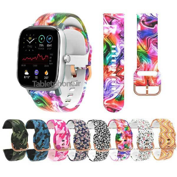 بند سیلیکونی شیائومی Amazfit GTS 2 Mini طرح Fashion