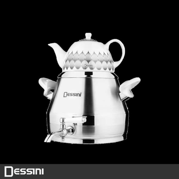 ست کتری قوری دسینی مدل النا دسته باکالیت