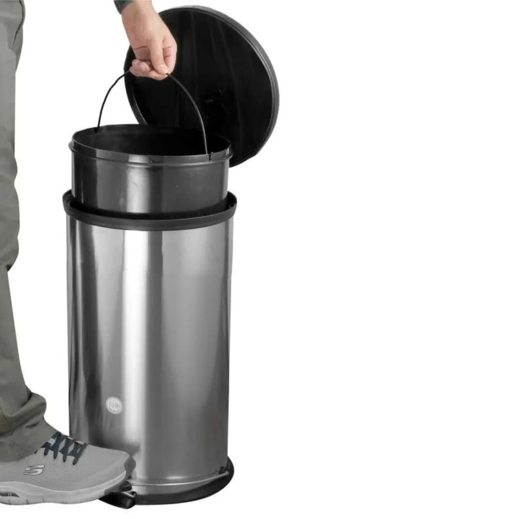 سطل زباله پدالی سرکیول کد 20L — تصویر ۳