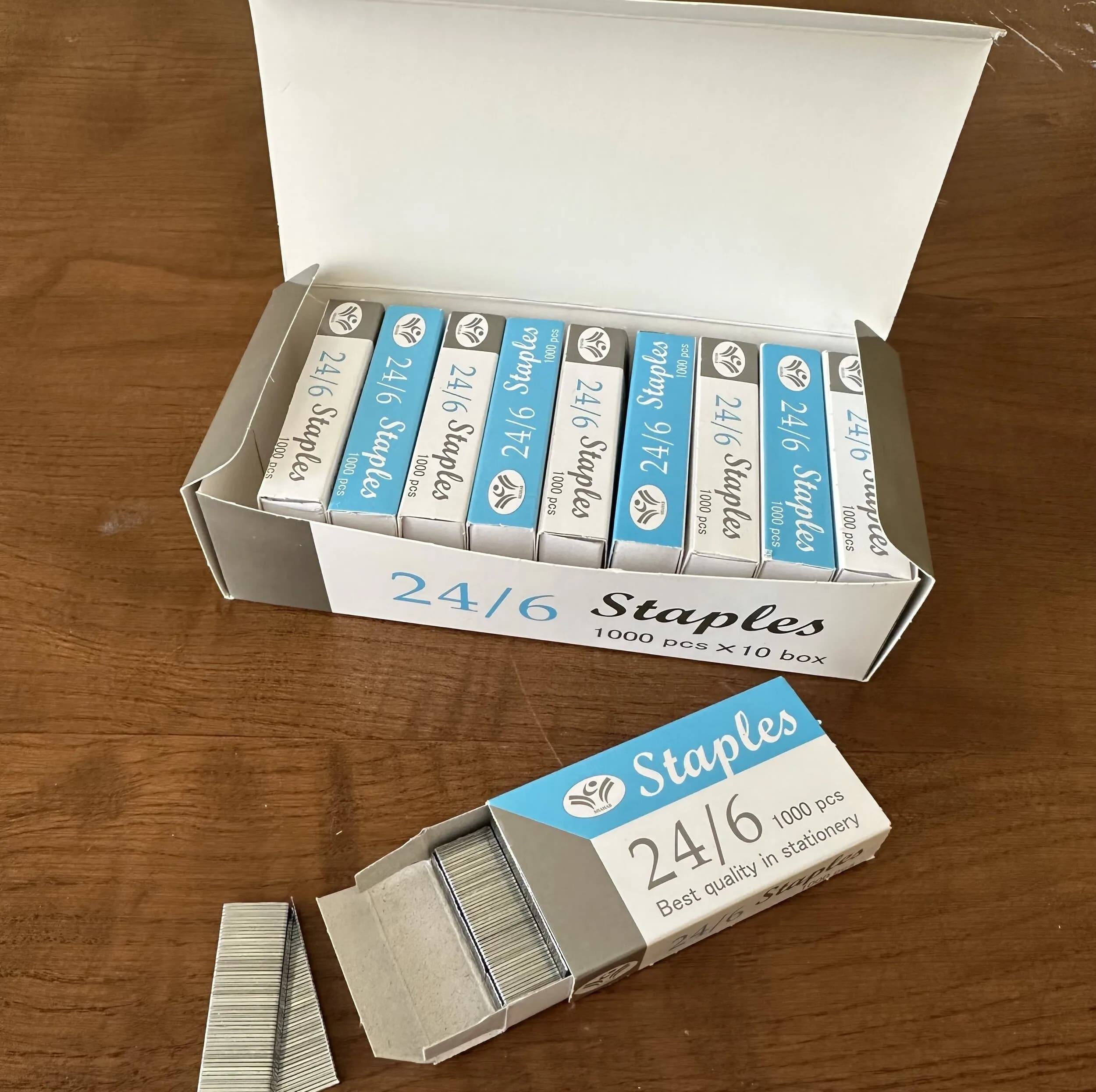 سوزن منگنه استپلس مدل SH سایز 24/6 بسته 30000 عددی — تصویر ۳