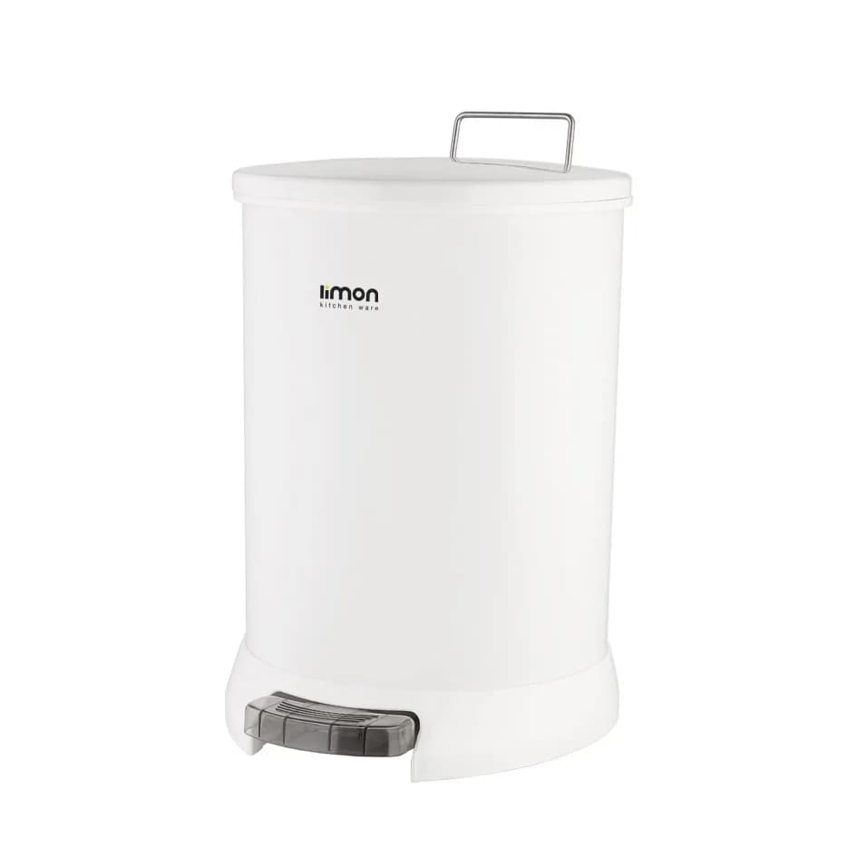 سطل زباله پدالی لیمون مدل گرد کد DH1166 — تصویر ۲
