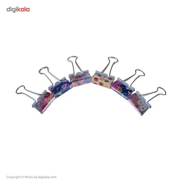 گیره کاغذ پنتر سایز 25 میلی متری کد BC105 بسته 48 عددی — تصویر ۲