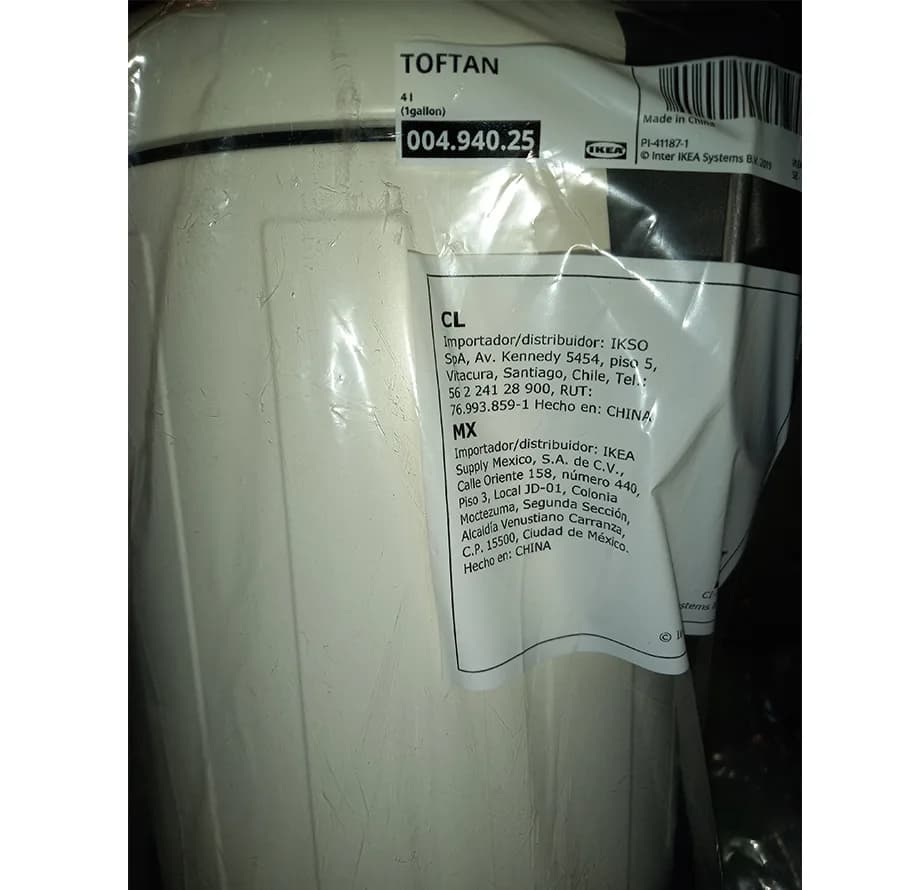سطل زباله پدالی ایکیا مدل TOFTAN PLUS — تصویر ۴