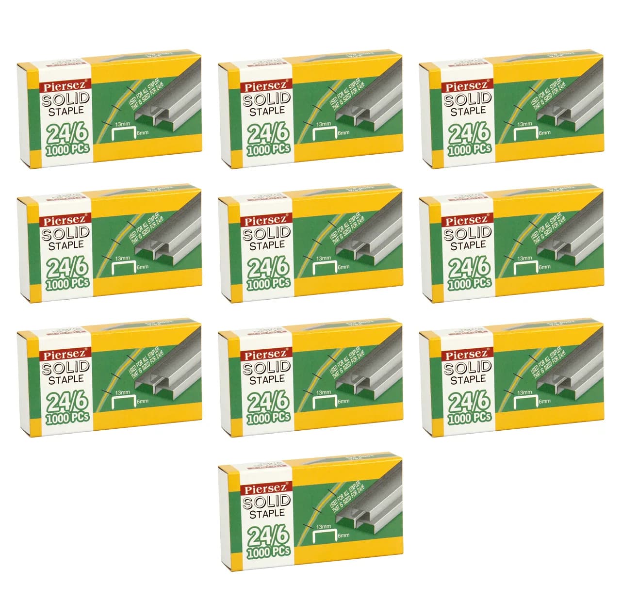 سوزن منگنه سایز 24/6 پییرسز کد PZB0110 بسته 10 عددی