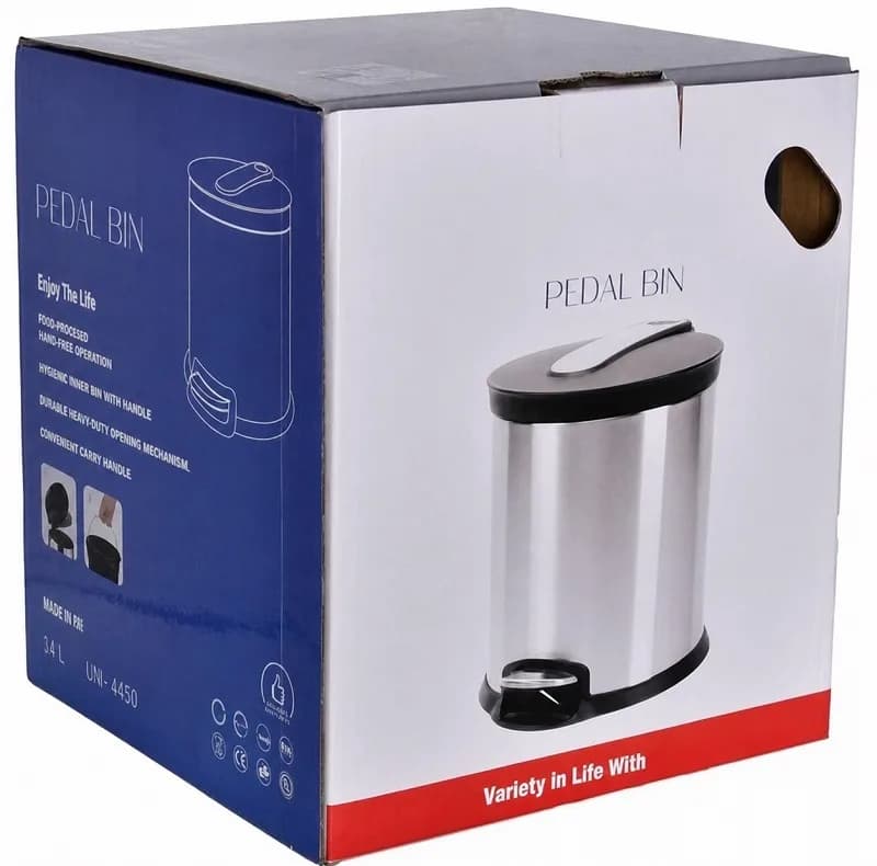 سطل زباله مدل UN-4450 گنجایش 14 لیتر — تصویر ۵