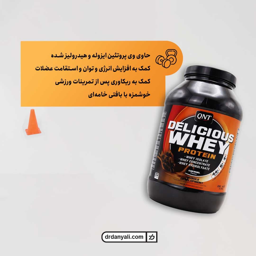 پودر پروتئین دلیشس وی کیو ان تی — تصویر ۵