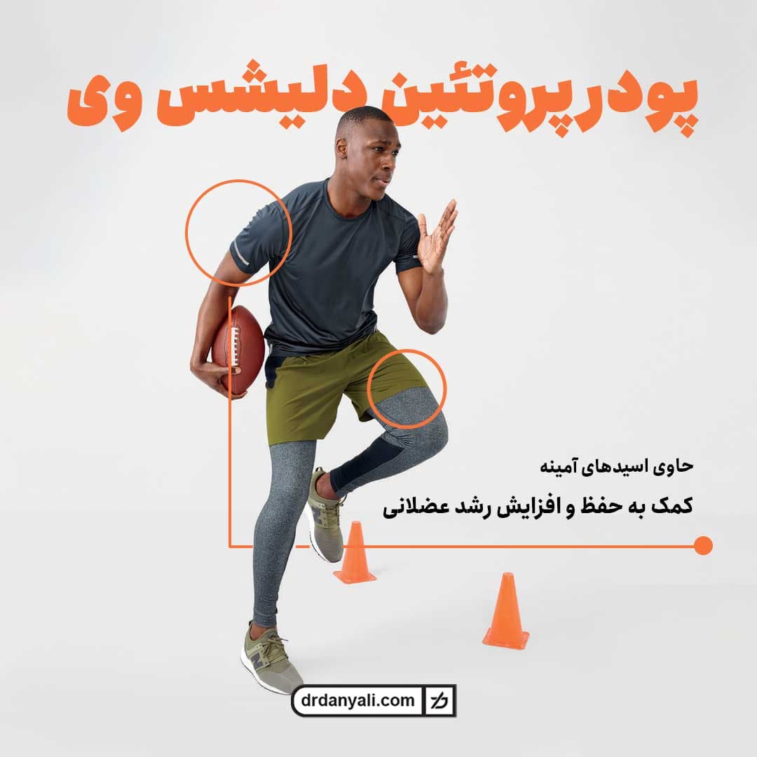 پودر پروتئین دلیشس وی کیو ان تی — تصویر ۴