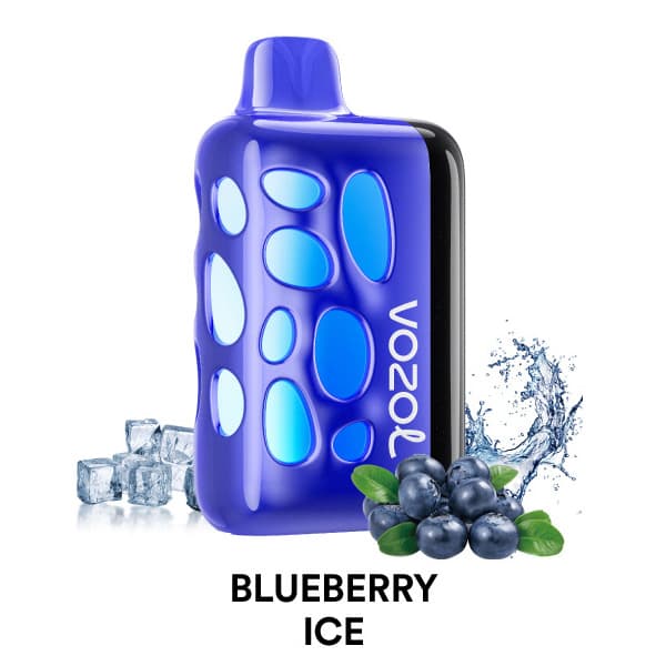 پاد یکبار مصرف ریو ۴۰۰۰۰ پاف کمپانی وزول طعم بلوبری یخ | Vozol Rave 40000 Puffs Blueberry Ice