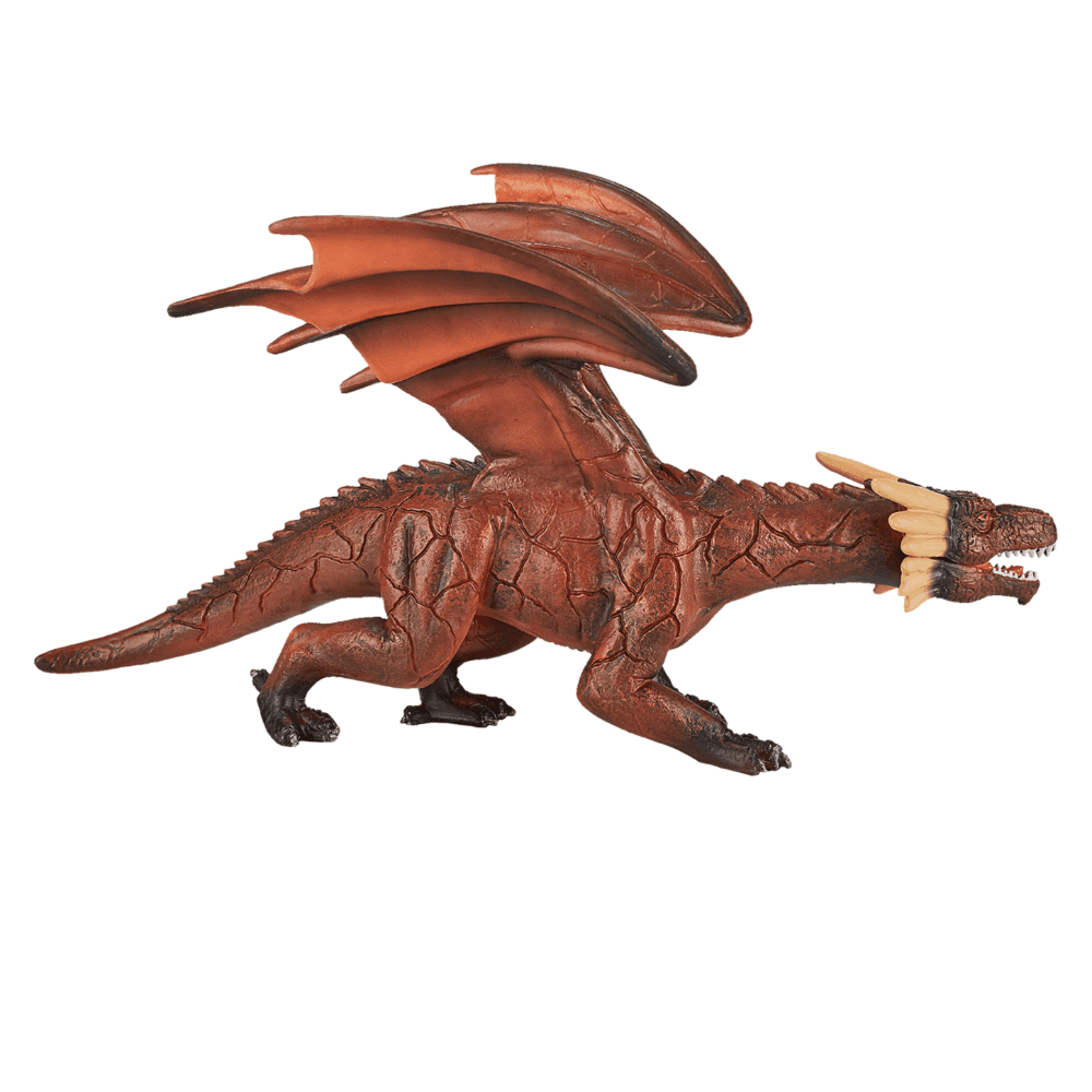 فیگور مینیاتوری اژدها آتشین کد: Fire Dragon With Articulated Jaw MOJO 387253 — تصویر ۳