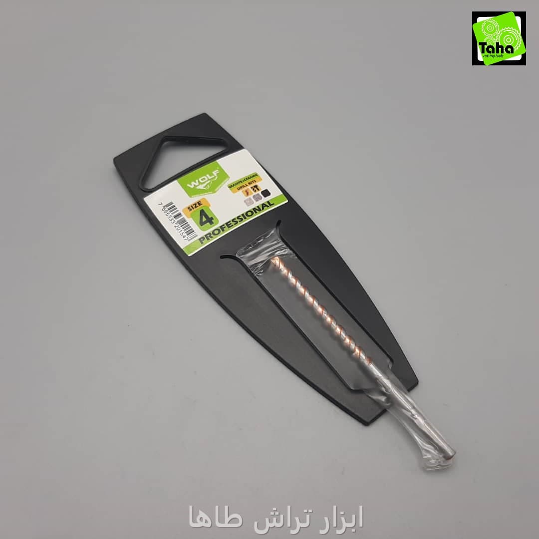 مته الماس4 سرامیک گرانیت حرفه ای ولف