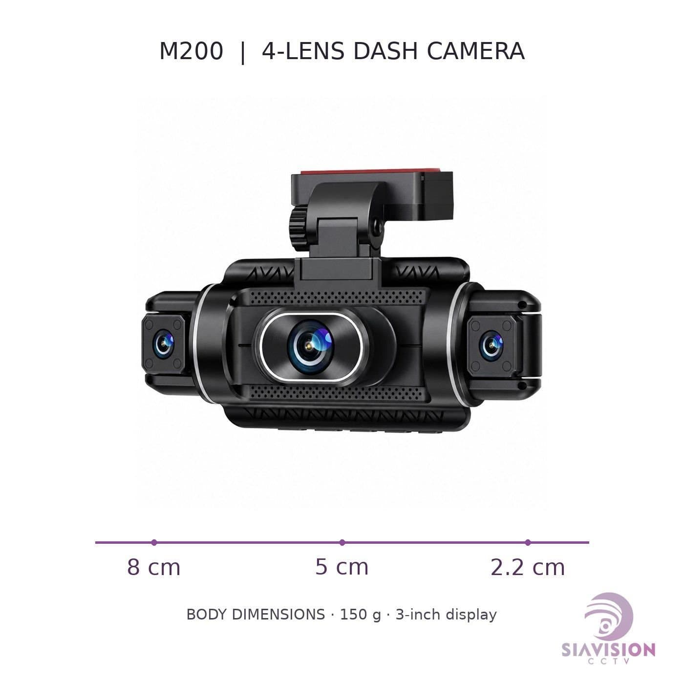 دوربین ثبت وقایع 4 لنز سیمکارتی مدل M200 — تصویر ۴