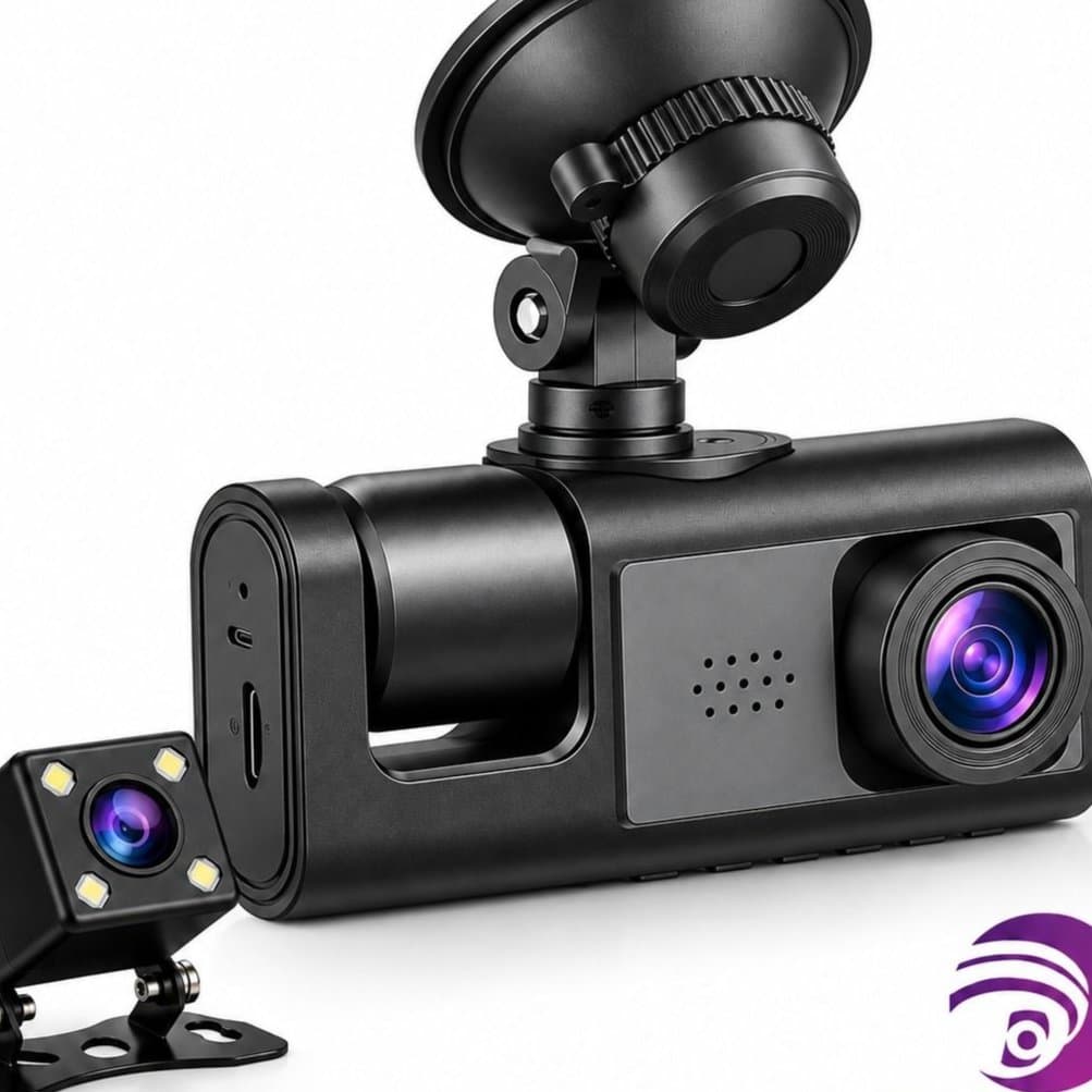 دوربین ثبت وقایع 3 لنز Wifi مدل C309 — تصویر ۳