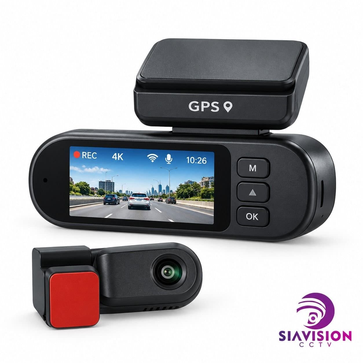 دوربین ثبت وقایع 2 لنز سیمکارتی P80 با کیفیت 1080P — تصویر ۲