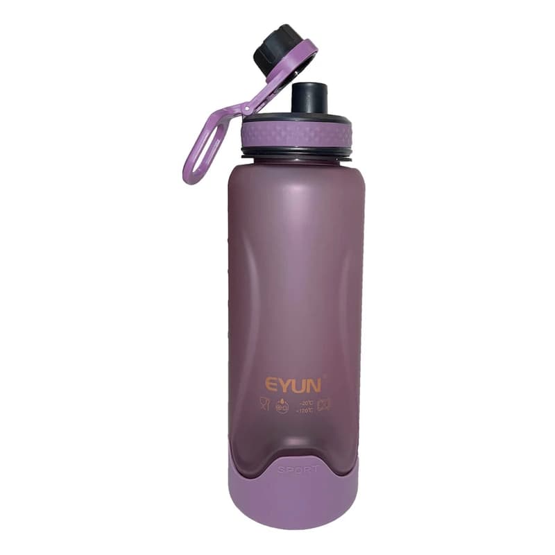 قمقمه ورزشی EYUN مدل Sport کد 536 گنجایش 1000 میلی لیتر | قمقمه پلاستیکی ضدضربه با دستگیره — تصویر ۲